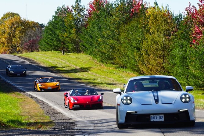3 Hour Exotic car Tour driving 4 to 5 Super cars - Niagara Roads + Photo Time: Why the Start Matters