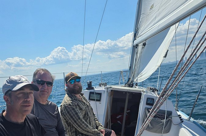 3hr Shared Sailing Adventure - Leaving the harbor for Humber Bay and Lake Ontario winds