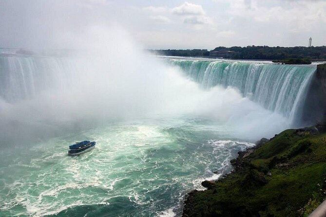 4hr Niagara Falls Canada Tour includes the Boat and tunnels - Stop 1: Journey Behind the Falls Tunnels and Two 150-Foot Portals
