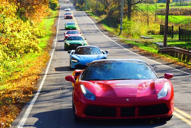 6 Hour Exotic Car Tour driving 6 Super cars + Lunch - Midday Reset: Lunch and Refreshments at an Exclusive Motor Club