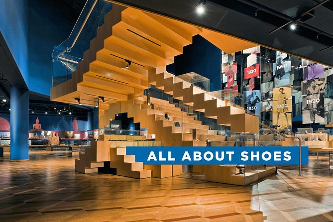 Bata Shoe Museum Admission Ticket - Exhibit design details that make a small museum feel long enough