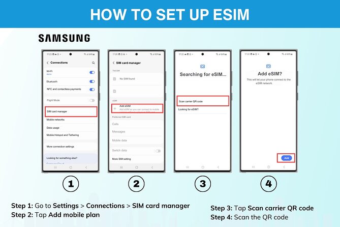 Canada eSIM | 3-30 days | Daily data | QR code - Support you can reach without leaving your hotel room