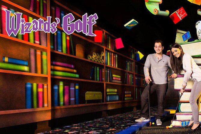 Clifton Hill Fun Pass: Top 6 Attractions - Mini golf showdown: Wizards Golf or Dinosaur Adventure Golf