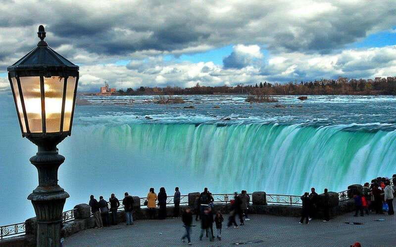 From Niagara Falls Canada Tour Boat, Lunch, Journey, Skylon - Niagara Parkway stops: Floral Clock, viewpoints, and quick photo time