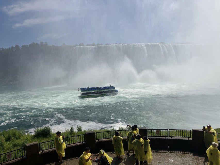 From Niagara Falls Canada Tour Boat, Lunch, Journey, Skylon - Fallsview lunch break: where the time is actually useful