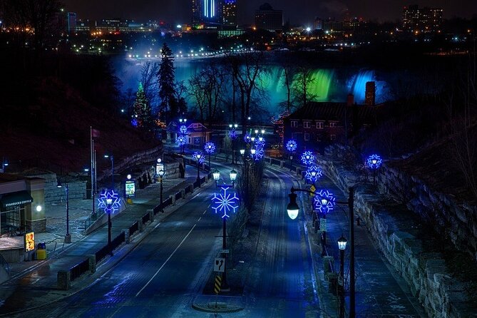 From Toronto:Winter Festival of Lights Niagara Falls Evening Tour - Stop 1: Journey Behind the Falls (Optional)