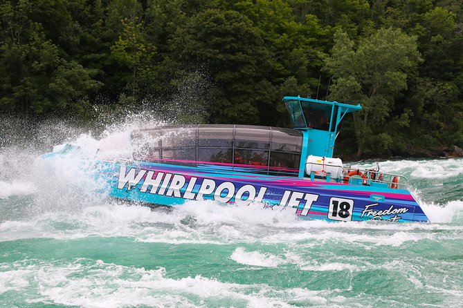 Niagara CANADA, Domed (Dry) Jet Boat Tour - Niagara Falls Is Not the Destination (The Whirlpool Is)