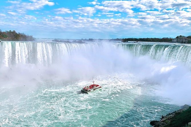 Niagara Falls Canada 3-Hour Tour w/Boat & Behind the Falls - Stop 1: Niagara Falls Canada for Horseshoe, American, and Bridal Veil views