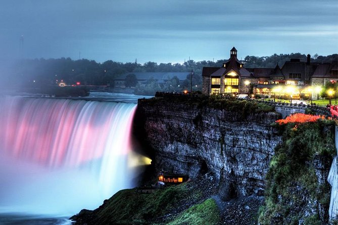 Niagara Falls Canada Day + Night Small Group Tour w/Falls Dinner - Skylon Tower at 520 feet: your big-picture Niagara orientation