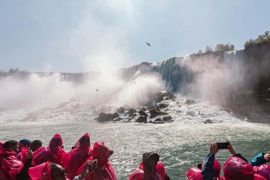 Niagara Falls: Early Access Boat & Journey Behind the Falls - Guided boardwalk walk: stories, landmarks, and photo timing