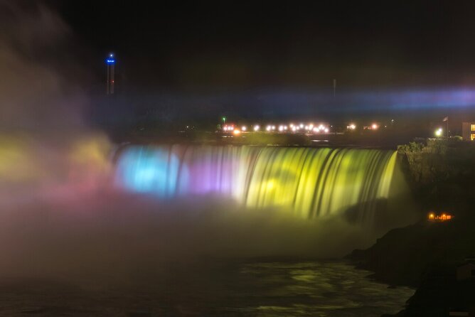 Niagara Falls Evening Tour with Boat, Dinner & Illumination Tower - Dinner at Table Rock or Queen Victoria Place: Waterfall Views, Real Food Expectations