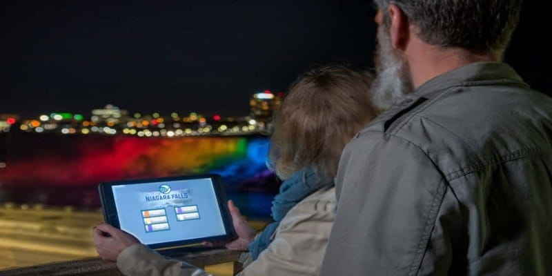 Niagara Falls: Guided Night Tour w/ Dinner & Hotel Transfer - Dinner with a real view: what you eat depends on the season