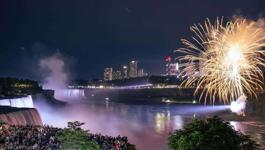 Niagara Falls: Skylon Tower, Fireworks & Walking Tour Canada - Skylon Tower first: get your bearings in 60 minutes