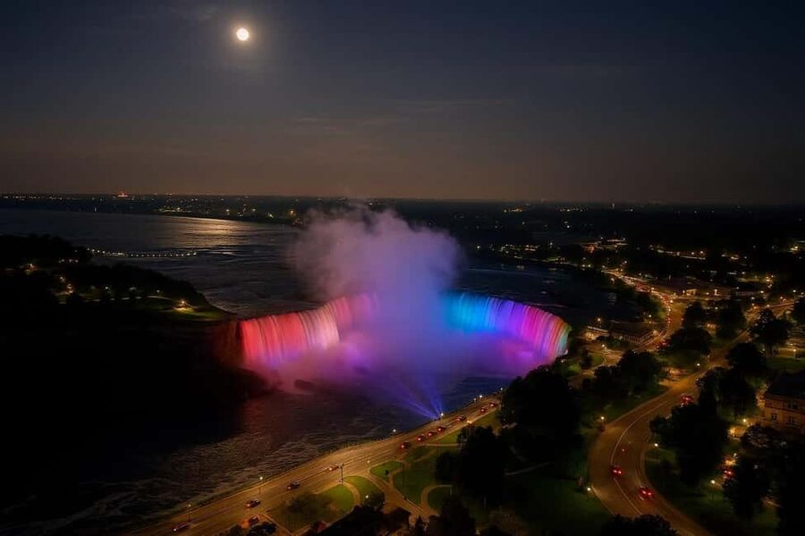 Niagara Falls: Skylon Tower, Fireworks & Walking Tour Canada - Fireworks at night: prime viewing is the main reason to book this