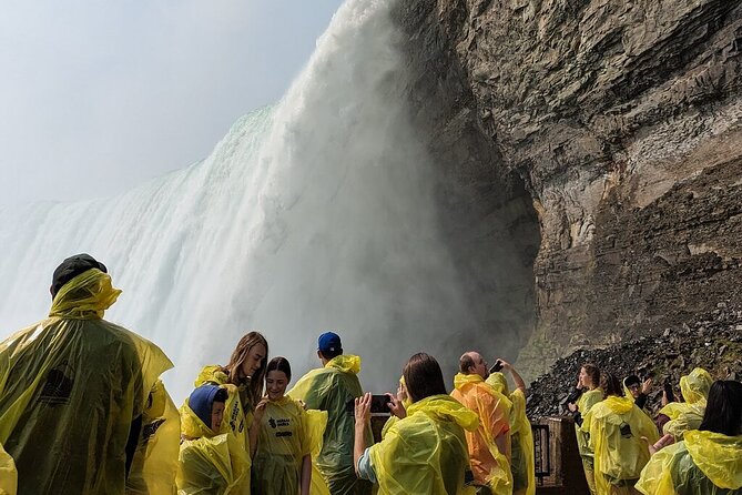 Niagara Falls Tour: Boat Ride, Journey Behind The Falls and more - The Hornblower/Niagara City Cruises boat ride: get ready for the mist