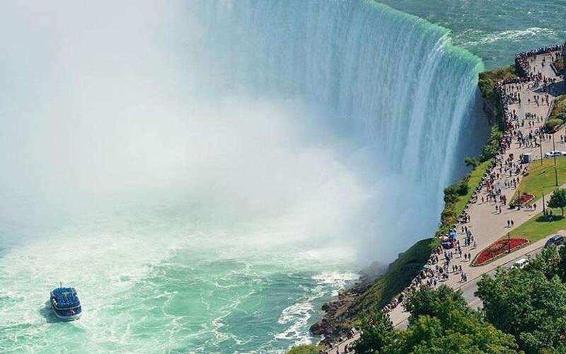 Niagara Falls Tour from Niagara Falls, Canada - Journey Behind the Falls: Water Up Close, But From the Back