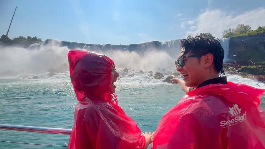 Niagara Falls Tour: Skylon, Journey Behind Falls & Boat Ride - The walk down toward the falls (and how to keep it comfortable)