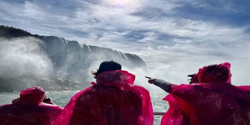 Niagara Falls Tour: Skylon, Journey Behind Falls & Boat Ride - Hornblower cruise (May–December): getting close enough to feel it