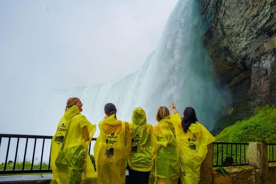 Niagara Falls Tour: Skylon, Journey Behind Falls & Boat Ride - Skylon Tower: the 520-foot glass elevator moment