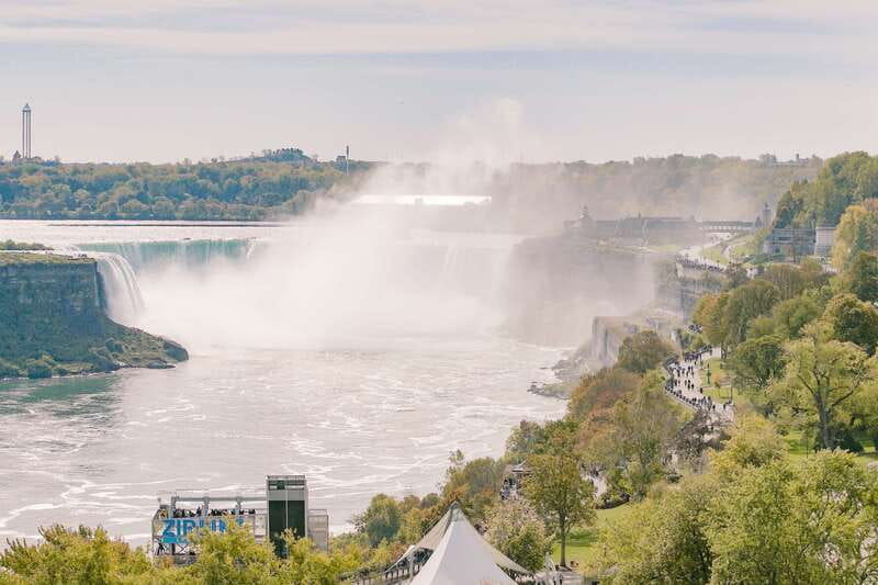 Niagara Falls: US & Canada Full-Day Tour & Lunch - Journey Behind the Falls: going down 125 feet for the sound and spray