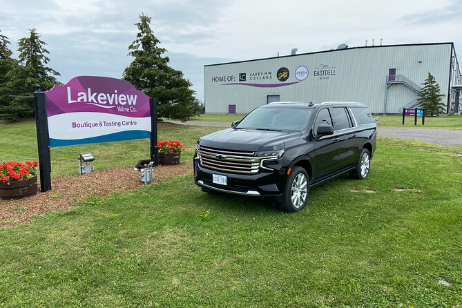 Niagara-on-the-Lake Private Wine and Dinner Tour in Private SUV - Winery Stop 1: Caroline Cellars Family Estate Winery (structured tasting)