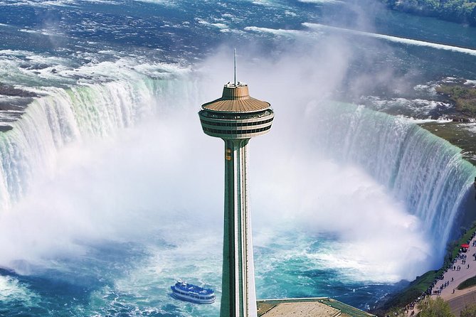Skylon Tower, Niagara Falls Ontario Observation Deck Admission - Skylon Tower ride-to-the-top: the 52-second glass elevator moment