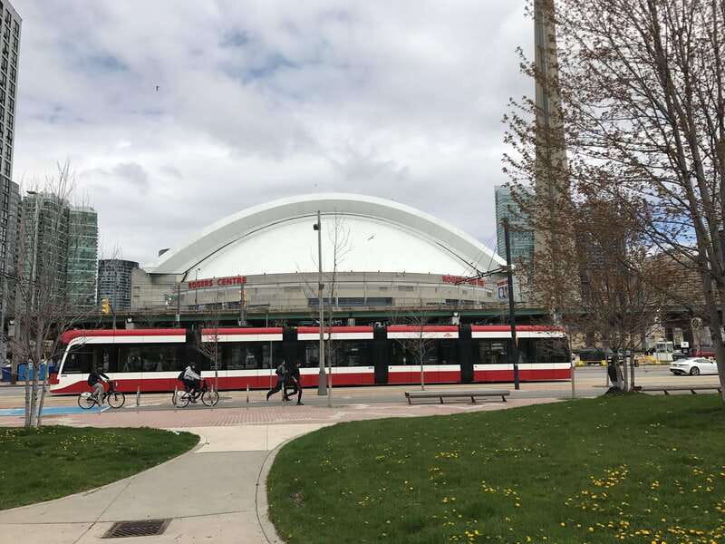 Toronto: City Walking Tour - Waterfront first: CN Tower and Rogers Centre without the lines