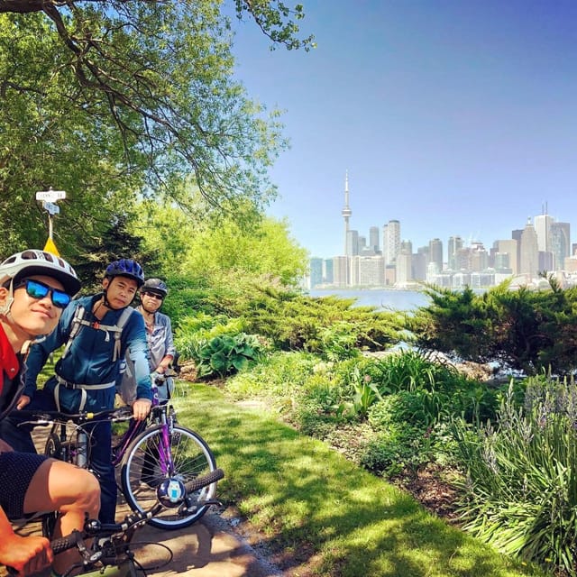 Toronto Islands: Sunrise Breakfast Bicycle Tour - Wards Island cycling: beaches, lagoons, and bird sounds