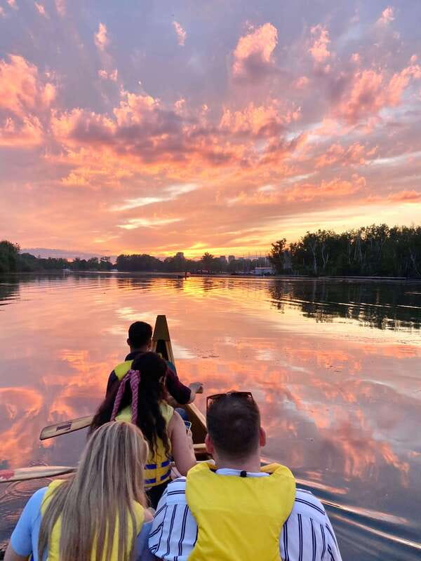 Toronto Islands: Sunset Canoe Tour - Price and value: $61 plus the ferry adds up