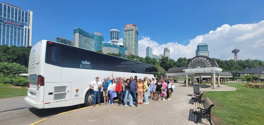 Toronto: Niagara Falls Bus Tour with Maple Tasting and NOTL - Optional upgrades: Hornblower cruise vs Journey Behind the Falls