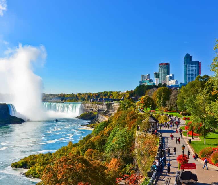 Toronto: Niagara Falls & NOTL Heritage Town Guided Day Tour - Journey Behind the Falls (Included) vs Hornblower-Style Boat Time