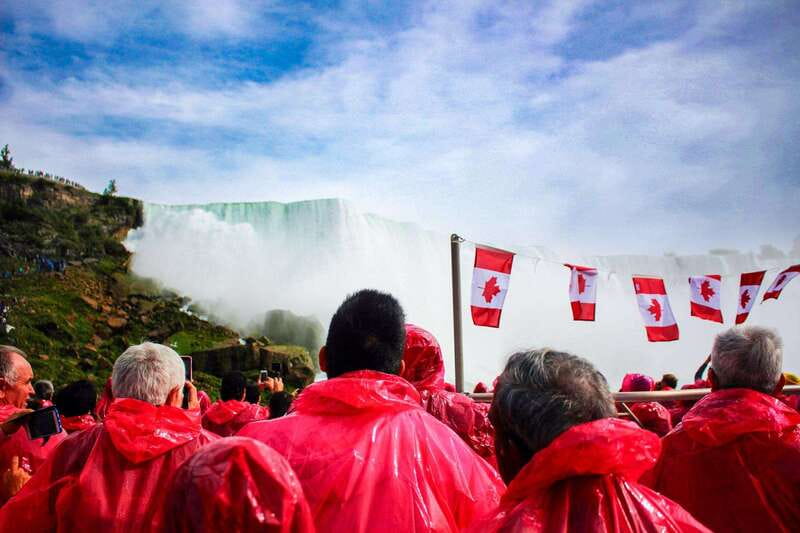 Toronto: Niagara Falls Tour with Cruise and Behind The Falls - Maple Leaf Place break: complimentary fudge and syrup, with a strategic choice
