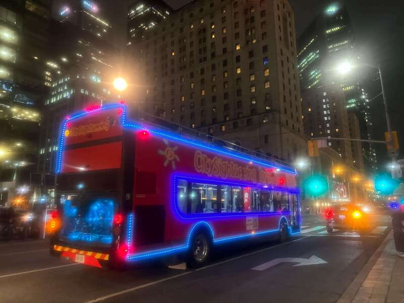 Toronto: Night Sightseeing Tour on a Double-Decker Bus - Photo tips that actually help from a bus seat