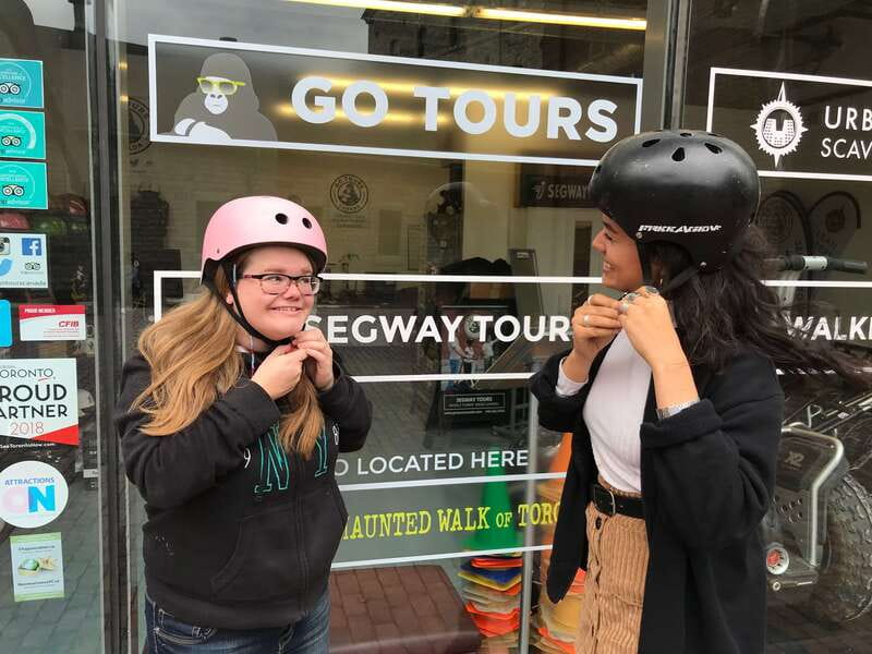Toronto: Short Distillery District Segway Tour - The ride itself: Gooderham and Worts stories on historic streets