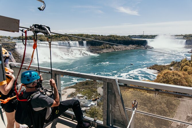 Zipline To The Falls in Niagara Falls, Canada - Falls Landing and the Observation Deck: where your best photos happen